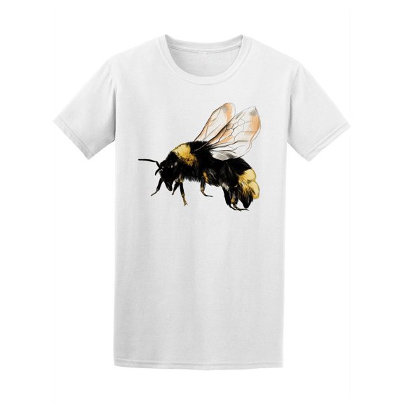 Bumblebee In Flight T-Shirt Men -Image by Shutterstock, Male 3X-Large