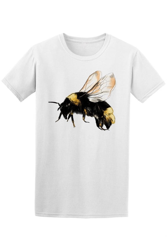 Bumblebee In Flight T-Shirt Men -Image by Shutterstock, Male 3X-Large