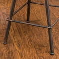 thumbnail image 3 of Faris Saddle Copper Iron Barstool, 3 of 4