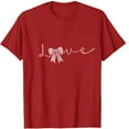 thumbnail image 6 of Elvqul Womens Stylish Shirts Graphic Summer Tops Valentines Plus Size Pullover Crew Neck Short Sleeve Red Blouse for Women Love, 6 of 6