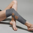 thumbnail image 1 of WRISTBIQUE 2 Pairs of Cycling Knee Warmer Wool Grey for Protector, 1 of 5