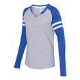 thumbnail image 2 of LAT - Women's Fine Jersey Mash Up Long Sleeve T-Shirt - 3534, 2 of 5