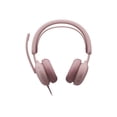 thumbnail image 3 of LOGITECH ZONE WIRED 2 FOR BUSINESS (TEAMS VERSION) ROSE, 3 of 12
