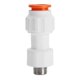 thumbnail image 2 of Juego de 5 conectores de plástico para tuberías de agua, con rosca macho PPR G1/2" a conector recto de 20 mm, 2 of 8