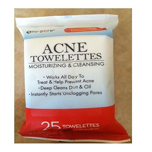 NUPORE Acne Cleansing & Moisturizing Towelettes