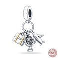 thumbnail image 1 of Compatible con Pandora 925, Pulsera Original de moda, abeja, astronauta, Torre Eiffel, abalorios de plata 925, joyería fina DIY de cumpleaños para mujeres, 1 of 4