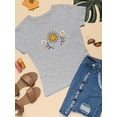 thumbnail image 3 of Daisies, Sun And Moon Art T-Shirt Women -Image by Shutterstock, Female Small, 3 of 4