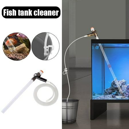 Sifone Per Acquario 3 M Con Tubo Rigido 70 Cm | Pulitore Ghiaia Con Filtro E Rubinetto On/Off, Kit Completo Per Acquari
