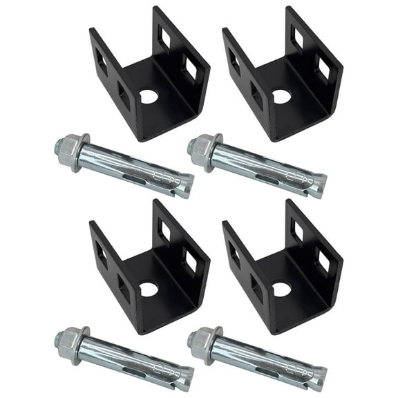 Mobile Home Concrete Slab Anchors with Expansion Bolt Set for Dry Concrete - Double Head Anchor (4 Pack)