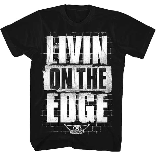 Aerosmith Aerosmith Livin On The Edge Adult T Shirt Walmart Com Walmart Com