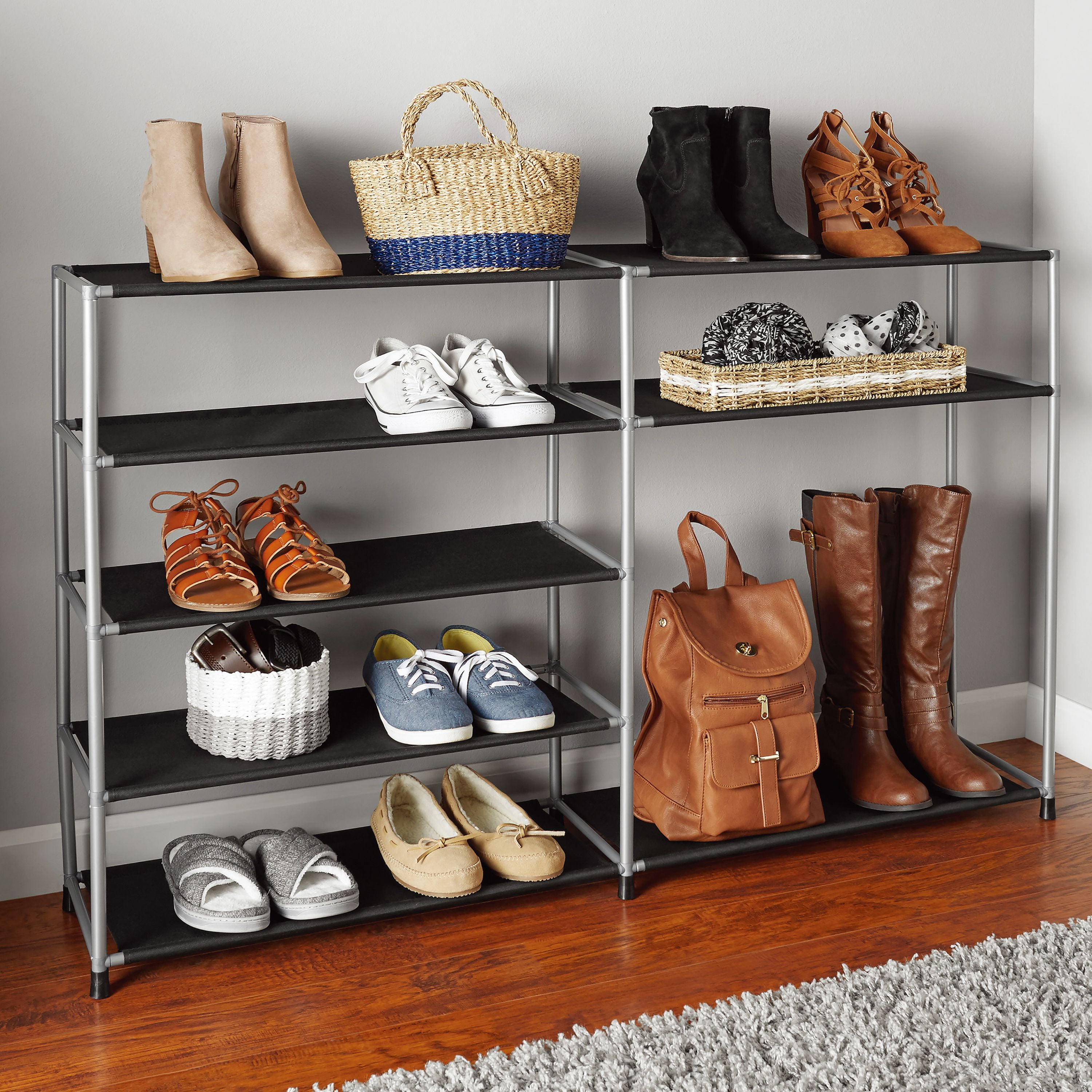 4 tier customizable shoe rack walmart discount