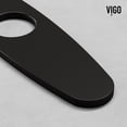 thumbnail image 6 of VIGO 10 in. Kitchen Sink Faucet Hole Cover Deck Plate For 1 or 3 Hole in Matte Black, 6 of 9