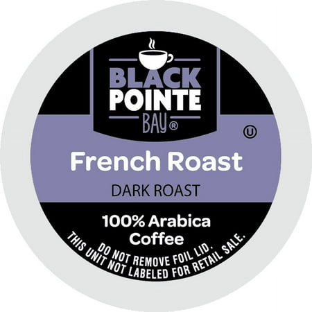 Black Pointe Bay Coffee, French Roast, Dark Roast, 80 Count Single Serve Coffee Pods for Keurig K-Cup Brewers