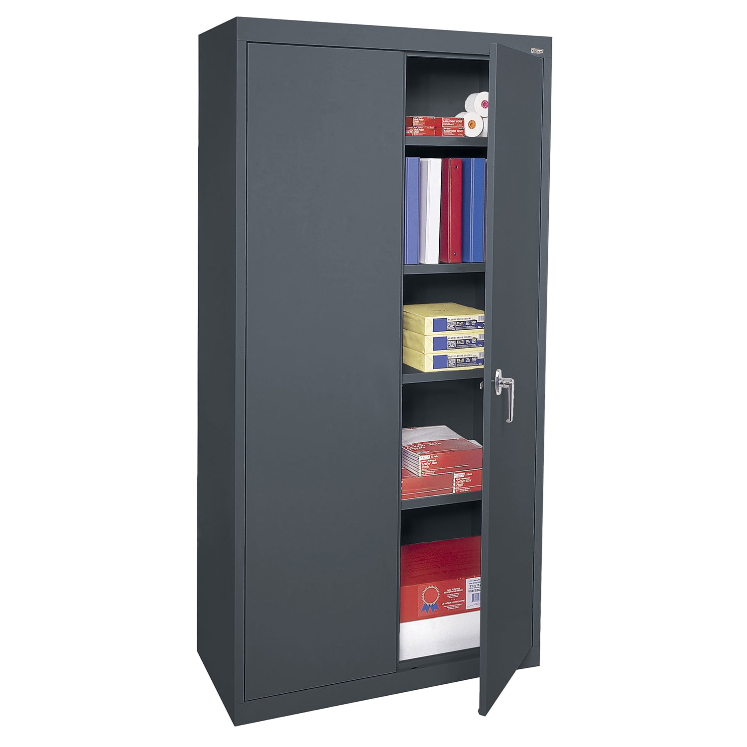 Sandusky Nystead 20-Gauge Welded Steel Garage Storage Cabinet, Charcoal
