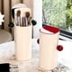 thumbnail image 5 of Automatic Lifting Dustproof Four-Compartment Makeup Brush Storage Holder, Cosmetics Make Up Brush Holder Black, 5 of 5