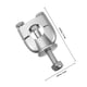 thumbnail image 2 of unbranded 2Ud Abrazadera De Manillar De Hierro Plata Compatible Con Manillares 7/8, 2 of 8
