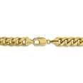 thumbnail image 4 of Primal Gold 14 Karat Yellow Gold 11mm Semi-solid Miami Cuban Chain, 4 of 7