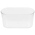 thumbnail image 2 of Miangastore Small Betta Fish Tank Oval Plastic Desktop Fish Bowl 12 Inch Transparent Vase Planter Narrow Space Container For Office Decor Fish Turtle Reptile Shrimp Crab Habitat, 2 of 9