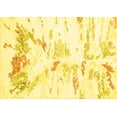 thumbnail image 1 of Ahgly Company Machine Washable Indoor Rectangle Solid Yellow Modern Area Rugs, 8' x 10', 1 of 4