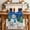 Green Blue, variant on Merry Christmas Table Runner 90 Inches Long Farmhouse Dress Scarves, Rustic Xmas Tree Elk Blue Snowman Snowflake Dining Tablerunner for Coffee Table/Kitchen Island/Party Décor, 13" x 90"