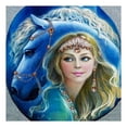 thumbnail image 1 of Kit de punto de artesanía cruzada de pintura de de imitación de cristal de bricolaje decoración del hogar 25x30cm Caballo de belleza Baoblaze Kits de Pintura Diamante 5D, 1 of 7