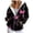 Black, variant on Women Butterfly Graphic Hoodies Y2K Full Zip Up Long Sleeve Fall Sweatshirts Drawstring Jackets (Green, S)