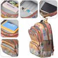 thumbnail image 4 of Pioneer Flower Backpack for School,Cute School Bag,Schoolbag with Adjustable Shoulder Straps & Padded Back,16.9 Inch, 4 of 5
