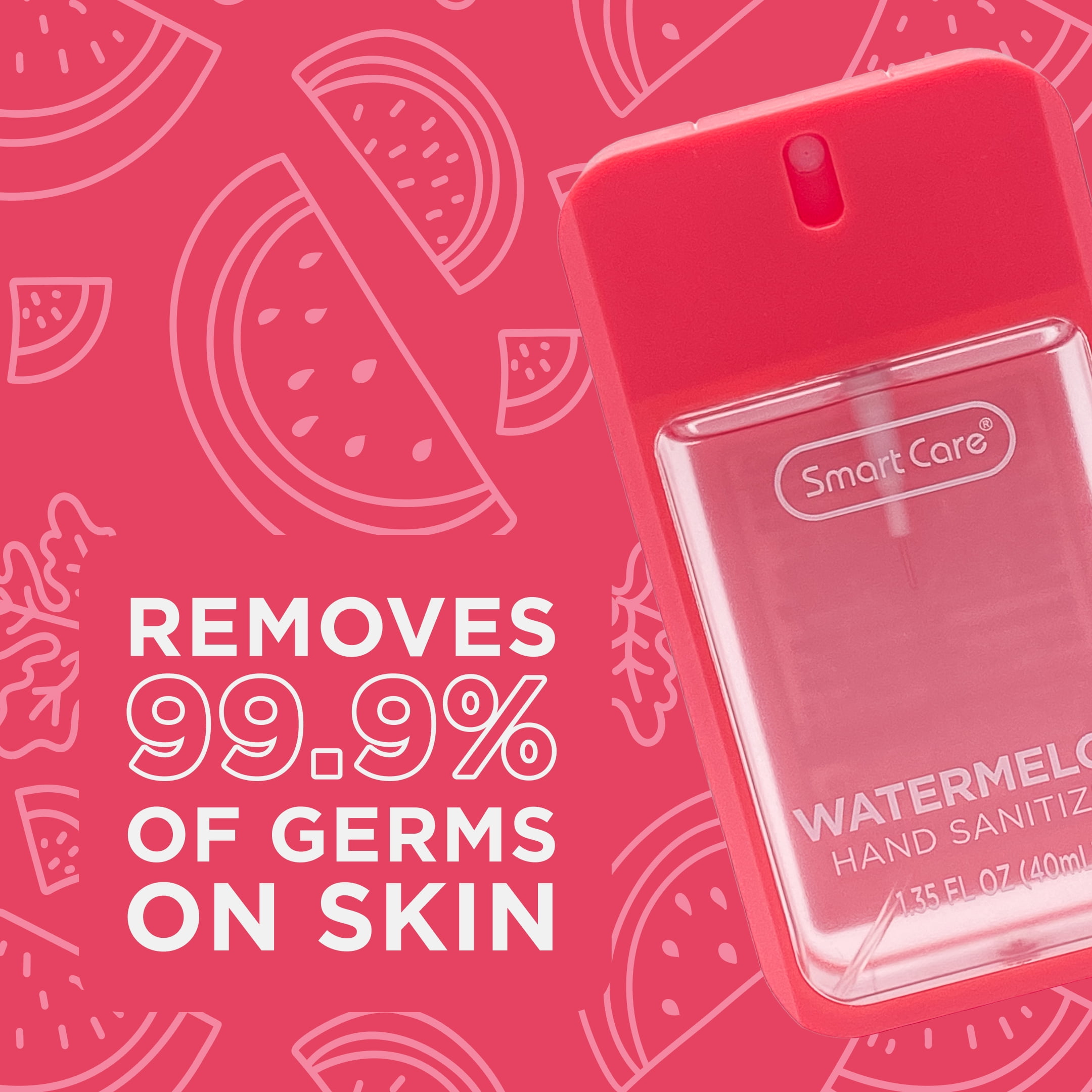 Smart Care Scented Hand Sanitizer Spray, Watermelon, 1.35 fl oz