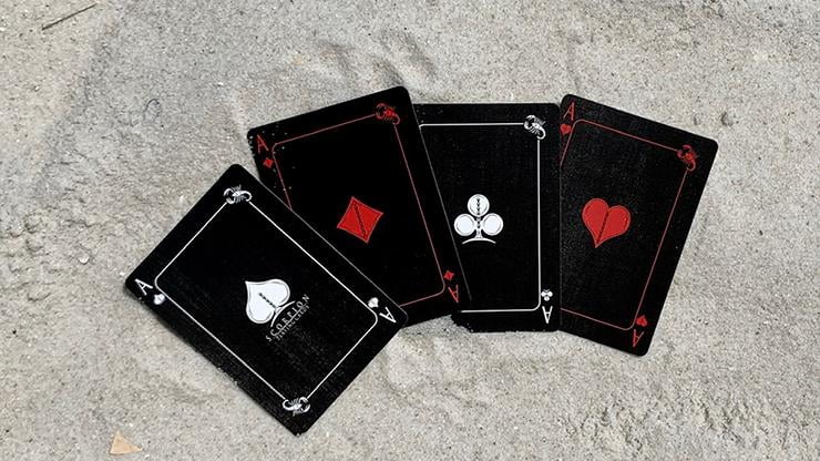 Gilded Bicycle Scorpion (Brown) Playing Cards by Bicycle and USPCC