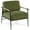 Green, variant on Othniel Green Accent Chair Armchair Chenille Mid Century Modern Accent Chair Metal Leg Comfy Cushion for Living Room