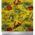 thumbnail image 1 of Soimoi Cotton Duck Fabric Arrow & Mask African Decor Fabric Printed Yard 42 Inch Wide, 1 of 4