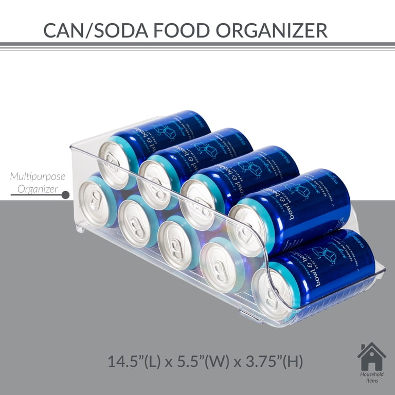Simplify Canned Food Cabinet Organizer, Clear photo 2