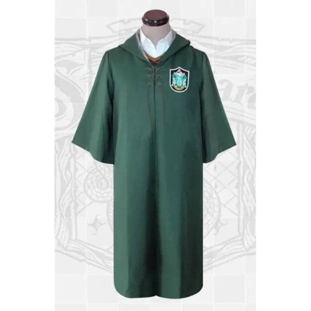 Bata mágica de Halloween para niños y adultos, bufanda de Ravenclaw Slytherin, sombrero de varita mágica, disfraz de Harry potter para Cosplay