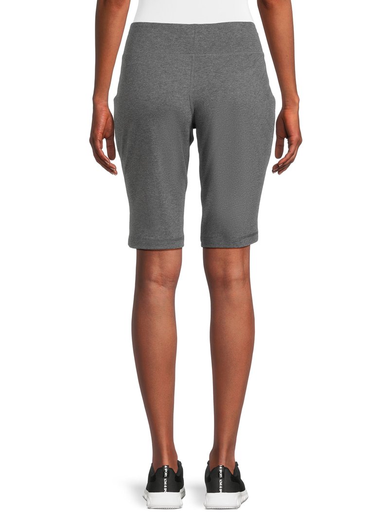 Athletic Works Women's Dri More Active Bermuda Shorts, Sizes S-XXL
