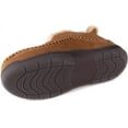 thumbnail image 5 of Wishcotton Men's Moccasin Bootie Slippers with Faux Wool Lined House Shoes, 5 of 6