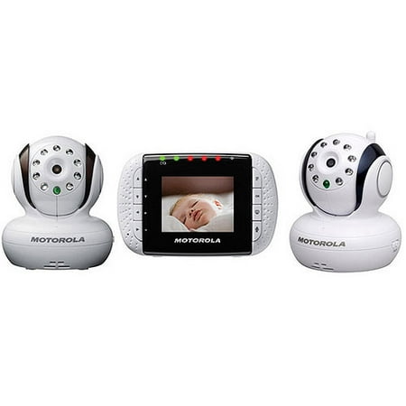 Motorola - Digital Video Baby Monitor with 2.8" Color LCD Screen w/Camera Bundle (MBP33)