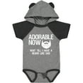 thumbnail image 3 of Inktastic Adorable Now...wait Till I Have a Beard Like Dad in White Boys Baby Bodysuit, 3 of 5