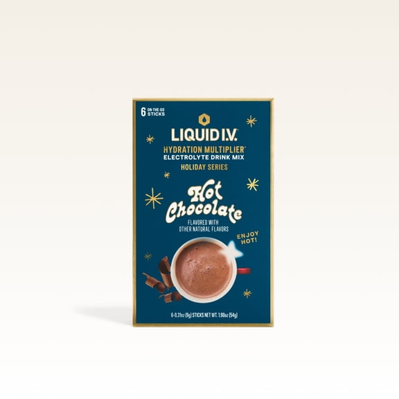 Liquid I.V.® Hot Chocolate Hydration Multiplier® Powdered Electrolyte Drink Mix, 6 Count Packets