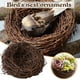 thumbnail image 1 of Casita para pájaros de ratán artificial | Decoración natural para jardines y bodas | Accesorio fotográfico de 8 x 8 x 5 cm para balcones, ventanas y fiestas, 1 of 8