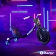 thumbnail image 2 of Razor RipRider 360 Lightshow – Trike with Rear Casters and with Motion-Activated Multi-Color Lights, 3 Wheeled Drifting Ride-On for Kids Ages 5 and Up, 2 of 11