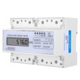 thumbnail image 4 of Watt Hour Meter, 3 Phase Low Energy Consumption Power Meter Rail Type Mounting 4 Wire 7P  for Electricity Industry, 4 of 7
