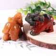 thumbnail image 6 of MATROOY 10pcs 1.5" 2" Elephant Statue Natural Gemstone Crystal Craft Animals Figurines-2" 10PCS Mix Elephant, 6 of 9