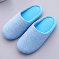 thumbnail image 2 of Women's House Indoor Slippers Memory Foam Slip-on Bedroom Cozy Summer Lightweight Outdoor Shoes with Anti Skid Super Light Sole, 2 of 5