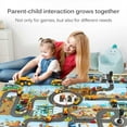 thumbnail image 4 of Kids Play Mat Rug Carpet Children's Toy Play Mat Road Traffic System Parking Lot Map Children's Educational Playmat 130x 100CM, 4 of 12