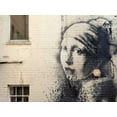 thumbnail image 2 of Anonymous (attributed to Banksy) 14x12 White Modern Wood Framed Museum Art Print Titled - Hanover Place, Bristol (graffiti attributed to Banksy), 2 of 4