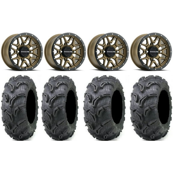 Raceline Krank 14" Bronze Wheels 26" Zilla Tires Polaris RZR XP 1000 / PRO XP / Ranger XP 900/1000