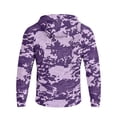 thumbnail image 6 of Havenx Upf 50+ Sun Protection Hooded Jacket for Men Camo Long Sleeve Full Zip Jackets Thumbhole Hooded Rash Guard Casual Summer Lightweight Athletic Workout Clothing,Purple 3XL, 6 of 7