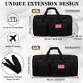 thumbnail image 5 of TRIPGEAR 45L 2-in-1 Gym Duffle Bag for Men, Travel Backpack with Shoe & Wet Pocket, Overnight Carry-on Bag, 5 of 7