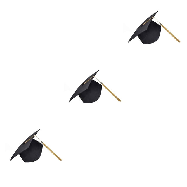 Qarigey Sombrero académico, tocado de fibras, gorras de recuerdo de la Academia, suministros de Cosplay, accesorios de fiesta, tocado de Type4 NO4