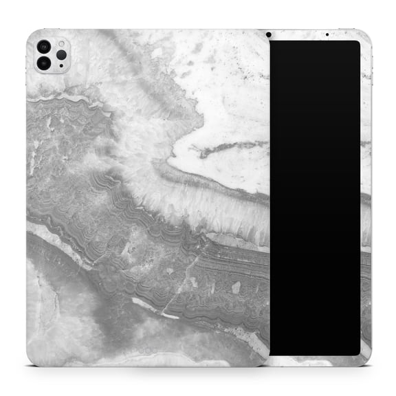 DesignSkinz Gray Slate Marble V26 Full-Body Skin Decal Wrap Cover for iPad Mini 6 (A2568)